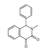 2-methyl-1-phenyl-1,2-dihydroisoquinoline-3,4-dione结构式