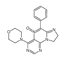 6-Morpholin-4-yl-4-phenyl-1,2-dihydro-3,5,7,9,9b-pentaaza-cyclopenta[a]naphthalene 5-oxide Structure