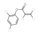 (2,4-dichlorophenyl) 2,3,3-trichloroprop-2-enoate Structure