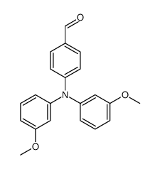 4-(3-methoxy-N-(3-methoxyphenyl)anilino)benzaldehyde结构式