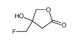 4-fluoromethyl-4-hydroxy-dihydro-furan-2-one结构式