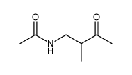 Acetamide, N-(2-methyl-3-oxobutyl)- (9CI) Structure