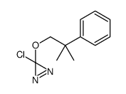 3-chloro-3-(2-methyl-2-phenylpropoxy)diazirine Structure