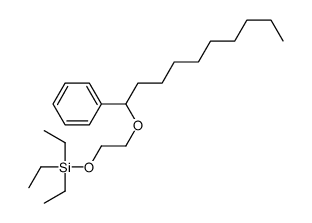 triethyl-[2-(1-phenyldecoxy)ethoxy]silane结构式