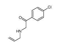 1-(4-chlorophenyl)-2-(prop-2-enylamino)ethanone结构式
