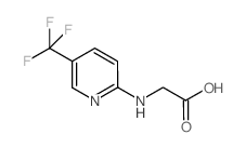 {[5-(Trifluoromethyl)pyridin-2-yl]amino}acetic acid结构式