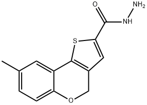 8-methyl-4h-thieno[3,2-c]chromene-2-carbohydrazide Structure