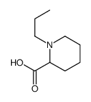 N-丙基-2-哌啶羧酸结构式