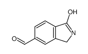 1-OXOISOINDOLINE-5-CARBALDEHYDE structure