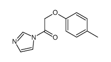 1-imidazol-1-yl-2-(4-methylphenoxy)ethanone Structure