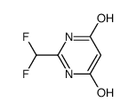 2-difluoromethyl-4,6-dihydroxypyrimidine Structure