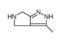 Pyrrolo[3,4-c]pyrazole, 2,4,5,6-tetrahydro-3-methyl结构式