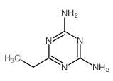 1,3,5-Triazine-2,4-diamine,6-ethyl- structure
