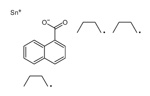 tributylstannyl naphthalene-1-carboxylate结构式