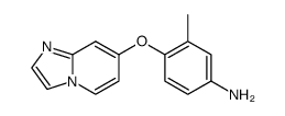 4-(imidazo[1,2-a]pyridin-7-yloxy)-3-methylbenzenamine结构式