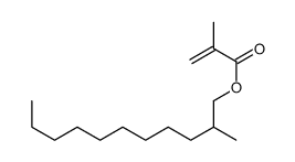 2-methylundecyl 2-methylprop-2-enoate Structure