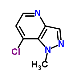 7-氯-1H-吡唑并[4,3-b]吡啶结构式