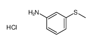 3-methylsulfanylaniline,hydrochloride结构式