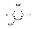 2-amino-4-bromobenzenethiol sodium salt结构式