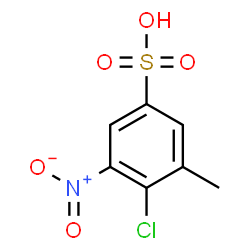 6-chloro-5-nitrotoluene-3-sulphonic acid Structure