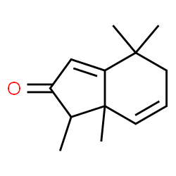 2,2,6,7-tetramethyl bicyclo(4.3.0)nona-4,9(1)-dien-8-one Structure