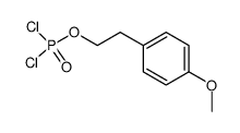 4-methoxyphenethyl phosphorodichloridate Structure