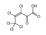 (E)-3,4,5,5,5-pentachloro-2-oxopent-3-enoic acid结构式
