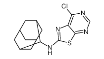 Adamantan-2-yl-(7-chloro-thiazolo[5,4-d]pyrimidin-2-yl)-amine Structure