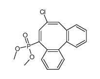 (7-Chlordibenzocycloocten-5-yl)phosphonsaeure-dimethylester结构式
