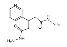 3-[3]pyridyl-glutaric acid dihydrazide Structure
