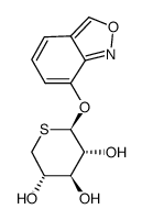 2,1-benzisoxazol-7-yl 5-thio-β-D-xylopyranoside结构式