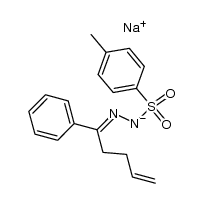 sodium salt of 1-phenyl-4-penten-1-one N-tosylhydrazone Structure