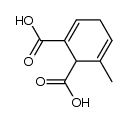 6-methyl-cyclohexa-2,5-diene-1,2-dicarboxylic acid Structure