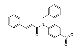 N-benzyl-N-(4-nitrophenyl)-3-phenylacrylamide Structure