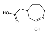 2-(2-oxoazepan-4-yl)acetic acid Structure