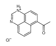 1-(3H-perimidin-3-ium-6-yl)ethanone,chloride Structure