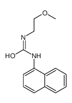 1-(2-methoxyethyl)-3-naphthalen-1-ylurea结构式