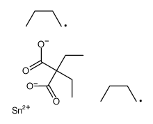 2,2-dibutyl-5,5-diethyl-1,3,2-dioxastanninane-4,6-dione Structure