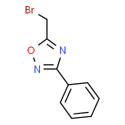 3-phenyl-5-(bromomethyl)-1,2,4-oxadiazole Structure