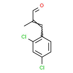 2-Propenal, 3-(2,4-dichlorophenyl)-2-Methyl-结构式