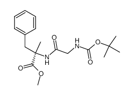 (R)-(+)-N--2-methyl-3-phenylalanine methyl ester Structure