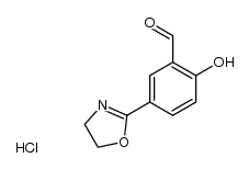 4-(4,5-dihydro-2-oxazolyl)-2-formylphenol,hydrochloride salt Structure