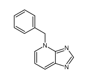 4-(Phenylmethyl)-4H-imidazo[4,5-b]pyridine结构式