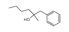 2-methyl-1-phenyl-2-hexanol结构式