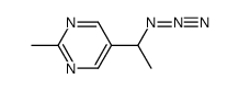 5-(1-azidoethyl)-2-methylpyrimidine Structure