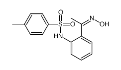 N-[2-(N-hydroxy-C-methylcarbonimidoyl)phenyl]-4-methylbenzenesulfonamide结构式