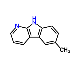6-Methyl-1-aza-9H-carbazole结构式