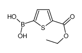 5-乙氧基羰基噻吩-2-硼酸结构式