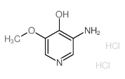 3-AMINO-5-METHOXYPYRIDIN-4-OL DIHYDROCHLORIDE Structure