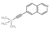 6-((TRIMETHYLSILYL)ETHYNYL)ISOQUINOLINE structure